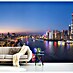 Papermoon Premium collection Fototapete Blaue Stunde Shanghai 