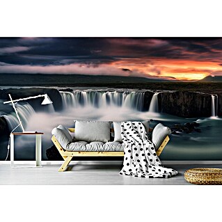 Papermoon Premium collection Fototapete Feuer und Wasser (B x H: 200 x 149 cm, Vlies)