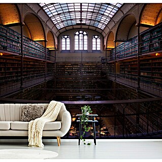 Papermoon Premium collection Fototapete Rijksmuseum Bibliothek (B x H: 300 x 223 cm, Vlies)
