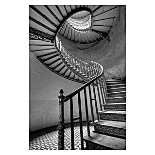 Póster Montee  Escalier (Escaleras vintage, An x Al: 45 x 65 cm)