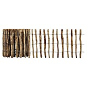 T & J Staketen Rollzaun Rollo 4 cm (B x H: 1.000 x 60 cm, Holz) | BAUHAUS