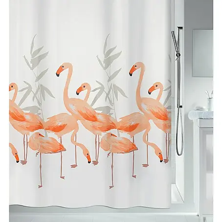 Spirella  Cortina de baño Flamingo
