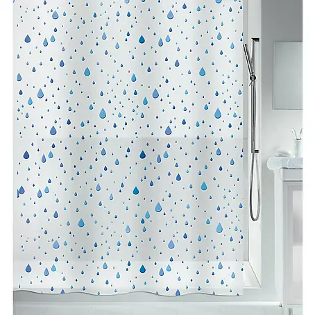 Spirella  Cortina de baño Waterdrops