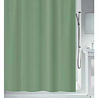 Spirella Cortina de baño Peva Bio (180 x 180 cm, Verde albahaca)