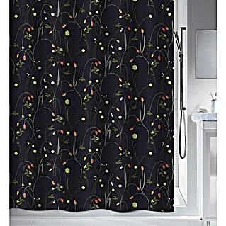 Spirella Cortina de baño textil Contraste (180 x 200 cm, Multicolor)