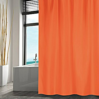 Venus Cortina de baño textil Orange (180 x 200 cm, Naranja)