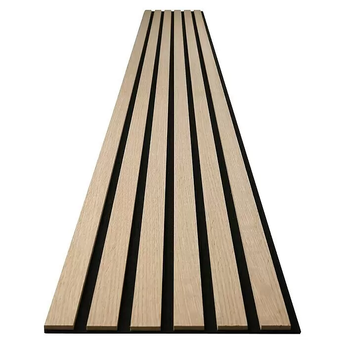 b!design Wandpaneel Wall Smart PlusEiche Hellbraun, 2.500 x 300 x 6,1 mm