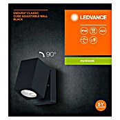 Ledvance Zunanja stenska svetilka Endura Cube  (35 W, 6,6 x 9,3 x 10 cm, Črna, IP44) | 3078 - Wandleuchte Outdoor | CAJA - Outdoorleuchten Hochvolt | CAJ - Outdoorleuchten | CA - Beleuchtung | C - Elektro | BAUHAUS