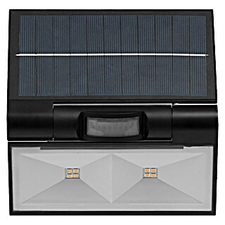 Osram Solar-Außenwandleuchte Endura Flood (2,9 W, L x B x H: 16 x 11 x 17,2 cm, Dunkelgrau, IP44, 380 lm, Lichtfarbe: Warmweiß)