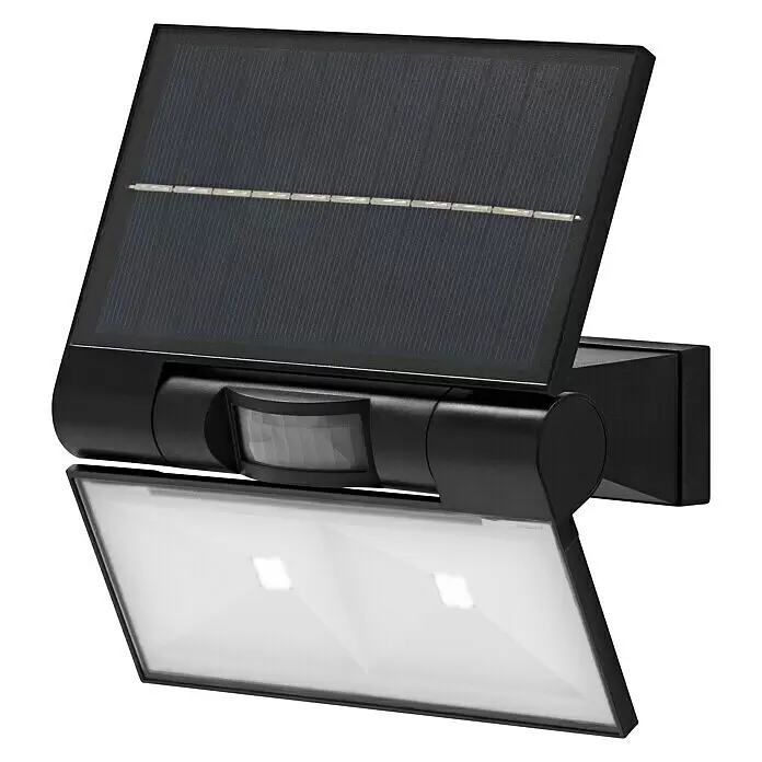 Ledvance LED-Solar-Außenwandleuchte Endura FloodSolarzelle, Kunststoff, Warmweiß, Dunkelgrau