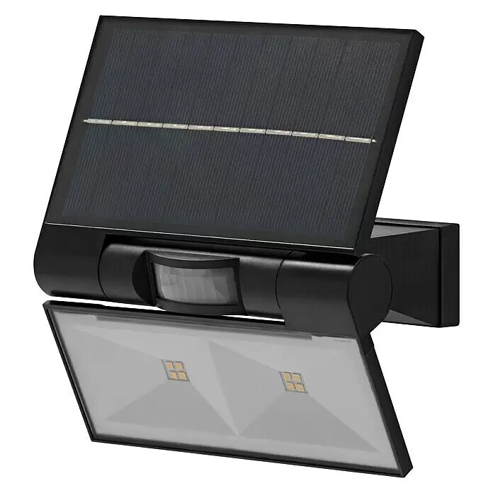 Ledvance LED-Solar-Außenwandleuchte Endura FloodSolarzelle, Kunststoff, Warmweiß, Dunkelgrau