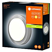 Ledvance LED-Außenwandleuchte Endura Disc Wall (8 W, 20 x 20 x 6 cm, Silber, IP44) | BAUHAUS