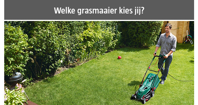 Welke grasmaaier kies jij?