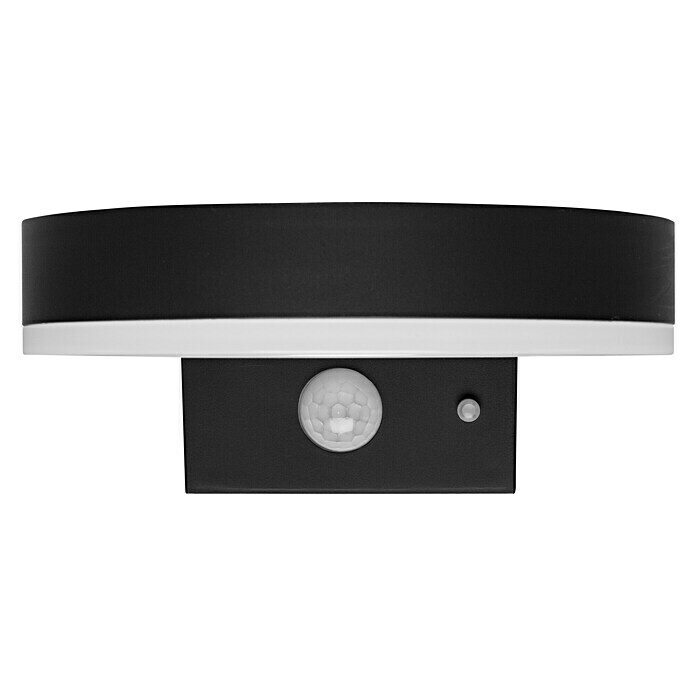 Ledvance Endura Sol Cirkle LED-Sensor-Außenwandleuchte (6 W, L x B x H: 20 x 16 x 7 cm, Schwarz, Warmweiß) | BAUHAUS