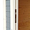 Bertilo Gerätehaus Pentus 3 (Außenmaß inkl. Dachüberstand (B x T): 359 x 265 cm, Holz, Hellgrau) | BAUHAUS