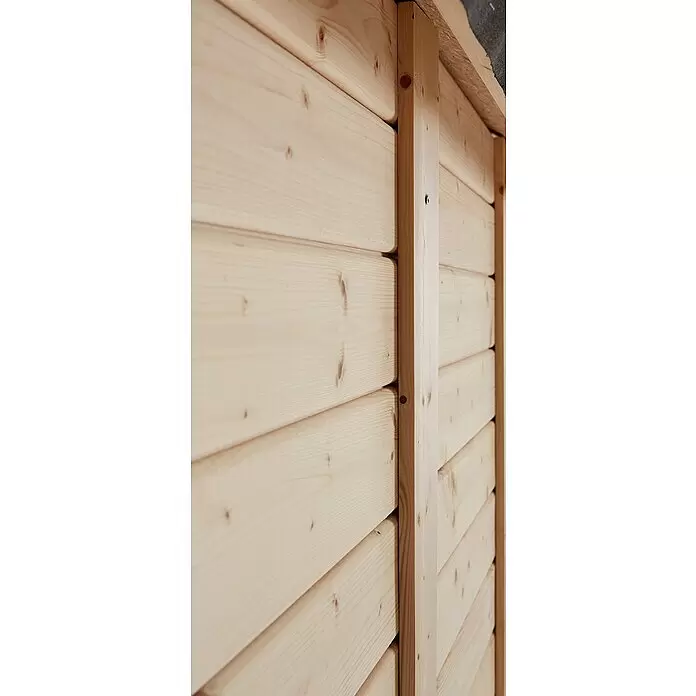 Bertilo Gartenhaus Osterbek - Außenmaß inkl. Dachüberstand (B x T): 191 x 259 cm, Holz - Detailaufnahme