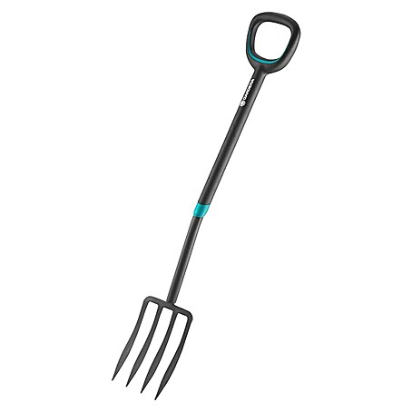 Gardena Ergoline Spatengabel (Anzahl Zinken: 4, Ergonomischer Stiel)