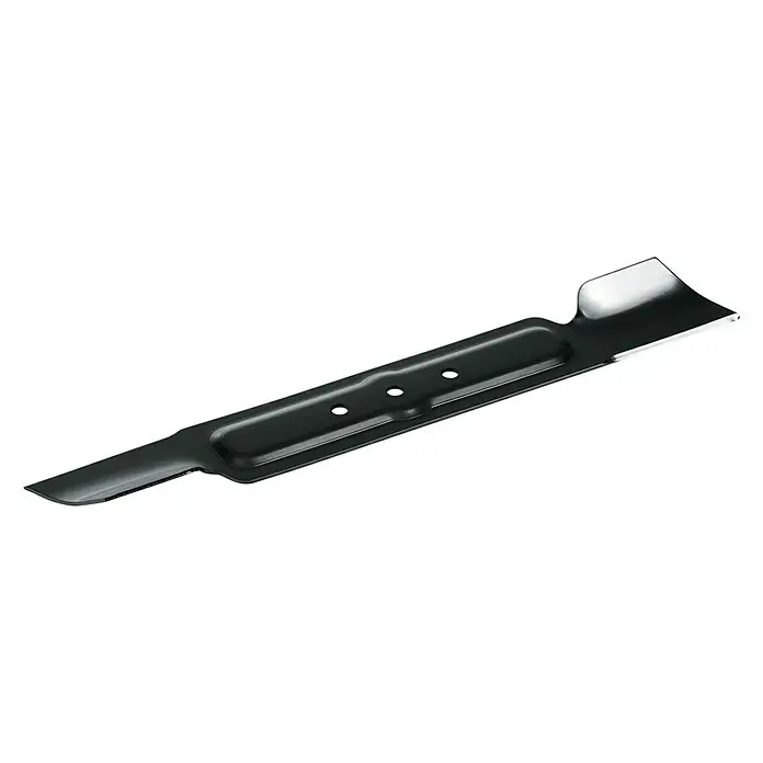Bosch Cuchilla de recambio cortacésped - Cortacésped Bosch ARM 37 - Una cuchilla de cortacésped de metal que es afilada y se usa para cortar el césped.