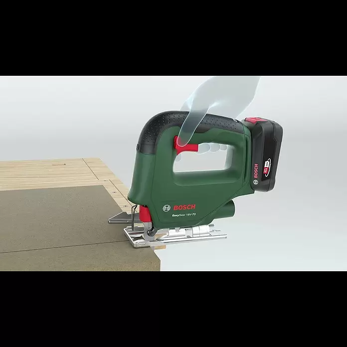 Bosch Power for All 18V Akku-Stichsäge EasySaw 18V-70 - 18 V, 1 Akku, 2 Ah, Leerlaufhubzahl: 2.600 /min - Bosch EasySaw 18V-70  Getting Started