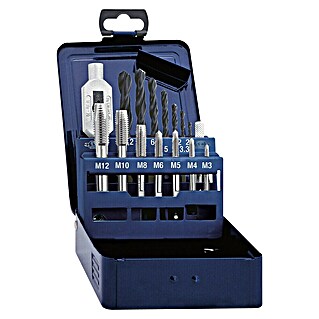 Exact Einschnittgewindebohrer-Set (M3 - M12, 16 -tlg.)