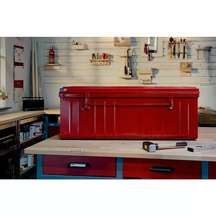 Aufbewahrungs- & Transportbox - L x B x H: 100 x 55 x 40 cm, Rot - Stimmungsaufnahme