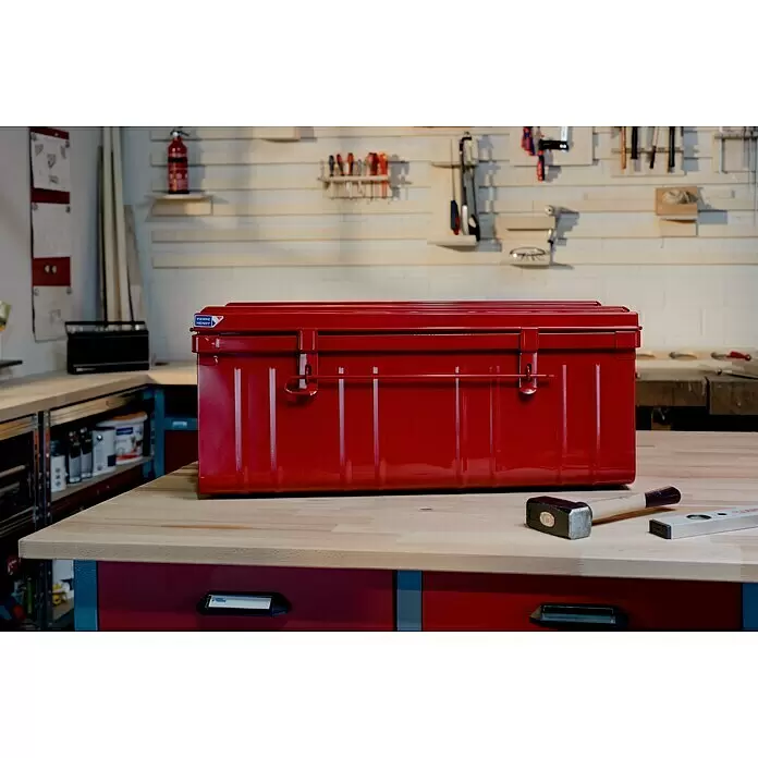Aufbewahrungs- & Transportbox - L x B x H: 80 x 45 x 35 cm, Rot - Stimmungsaufnahme