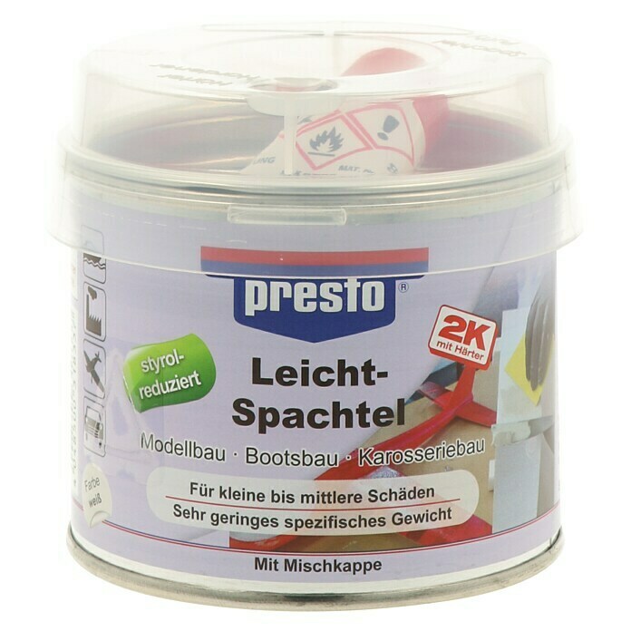 Presto Leichtspachtel125 g Front View