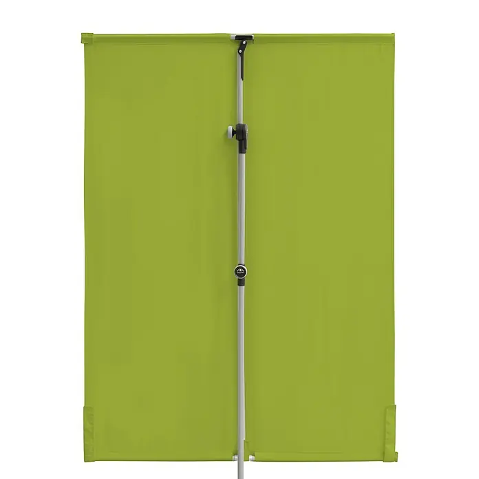 Doppler Active Balkonschirm - Grün, Bespannungsmaß (L x B): 180 x 130 cm - Hellgrüne Sichtschutzwand mit Mittelstange für den Außenbereich, ideal für Privatsphäre und Windschutz auf Terrasse oder Balkon.