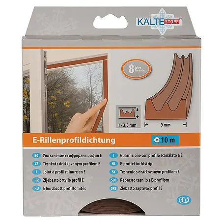 KÄLTESTOPP E-Rillenprofildichtung