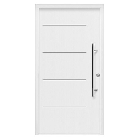 Splendoor Haustür Thermodoor PLUS SPLW (110 x 210 cm, DIN Anschlag: Rechts, Verkehrsweiß)