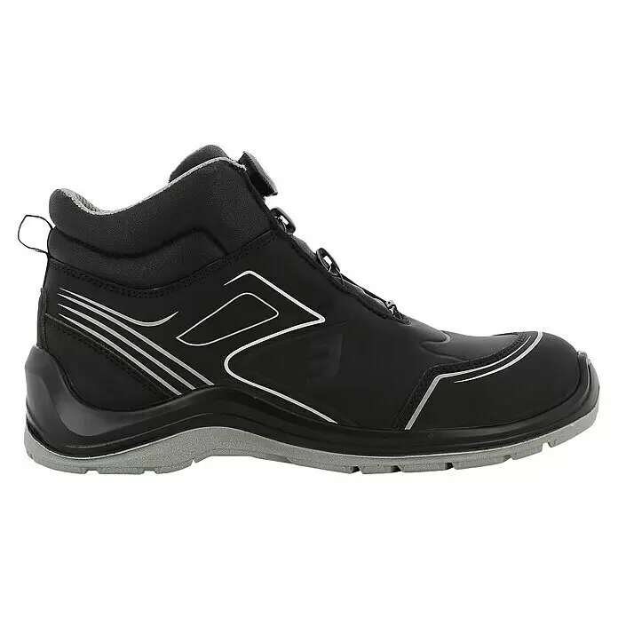 Safety Jogger Sicherheitsstiefel Flow TSL MID - 38, Schutzklasse nach EN ISO 20345: S3, Schwarz - Rechte Seitenansicht