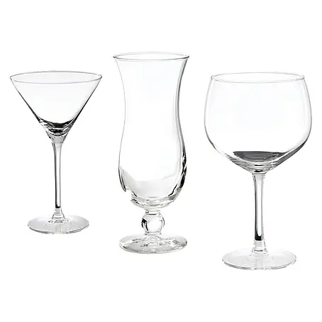 Set de copas de coctelería