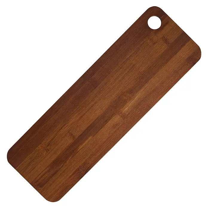 Tabla de cortar - 15 x 45 x 1,5 cm, Madera - Elegante tabla de cortar de madera con agujero para colgar, ideal para la cocina. La tabla es robusta y ofrece mucho espacio.
