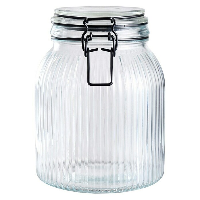 Frasco con cierre mecánico (1,4 l, Vidrio) | BAUHAUS