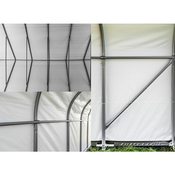 ShelterLogic Weidezelt (610 x 670 x 320 cm, Polyethylen, Grammatur: 255 g/m²)