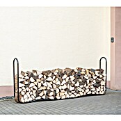 ShelterLogic Kaminholzregal (25 x 99 cm, Schwarz, Stahl)