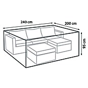 Sunfun Lounge-Set Schutzhülle (240 x 200 cm, Grau)