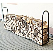 ShelterLogic Kaminholzregal (25 x 99 cm, Schwarz, Stahl)