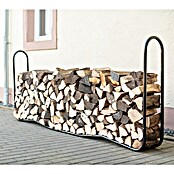 ShelterLogic Kaminholzregal (25 x 99 cm, Schwarz, Stahl)