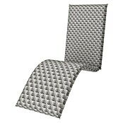 Doppler Gartenmöbel-Auflage Living (Relaxsesselauflage, Grau Rattan, L x B x H: 170 x 48 x 6 cm, 55 % Polyester, 45 % Baumwolle) | BAUHAUS