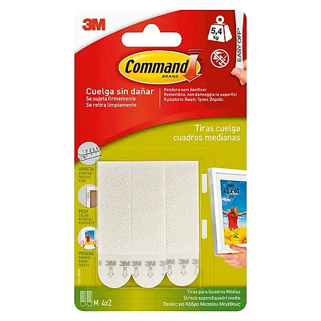 3M Command Cinta engomada 17201