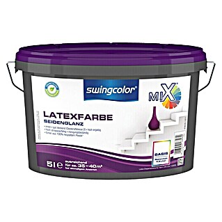 swingcolor Mix Latexfarbe Basis 4 (Basismischfarbe, 5 l, Seidenglänzend)