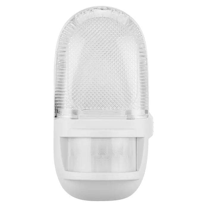LED-Nachtlicht mit Bewegungsmelder - L x B x H: 62 x 60 x 135 mm, Warmweiß - Weißes, automatisches LED-Nachtlicht mit Bewegungssensor für den Innenbereich, ideal für Flure und Schlafzimmer.