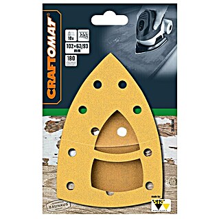 Craftomat Brusni listi BFWP (Do x Š: 102 x 62 mm, Zrnavost: 180, 10 kos)