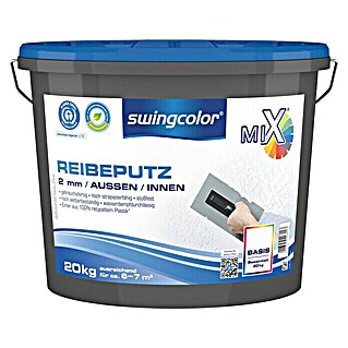 swingcolor Mix Reibeputz (Basismischfarbe, 20 kg, Korngröße: 2 mm, Konservierungsmittelfrei)