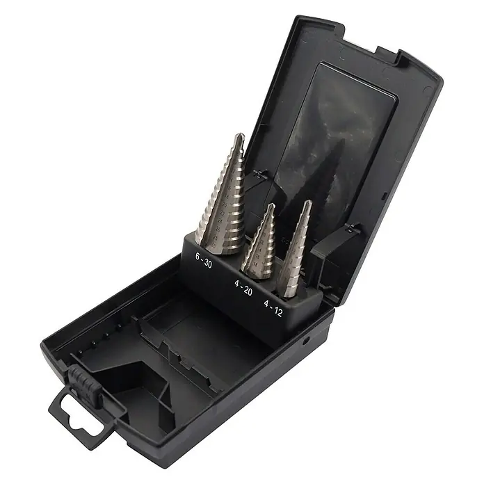 Matador Metallbohrer - Durchmesser Bohrer: 30 mm - Kegelbohrer-Set im schwarzen Koffer, ideal zum Bohren verschiedener Größen. Praktisch für den Werkzeugkasten.