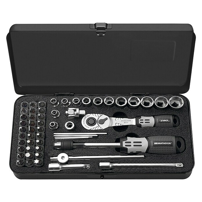 MATADOR Steckschlüssel-Einsatz Außen-Torx E8 – Für 1/4" Antrieb, Aus Chrom Vanadium, Mit Super Chrom-Beschichtung