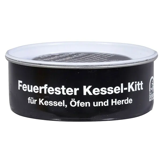 Firefix Ofen- & Kesselkitt - 250 g - Dose mit hitzebeständigem Feuerfester Kessel-Kitt für Kessel, Öfen und Herde. Ideal für Reparaturen und Abdichtungen.