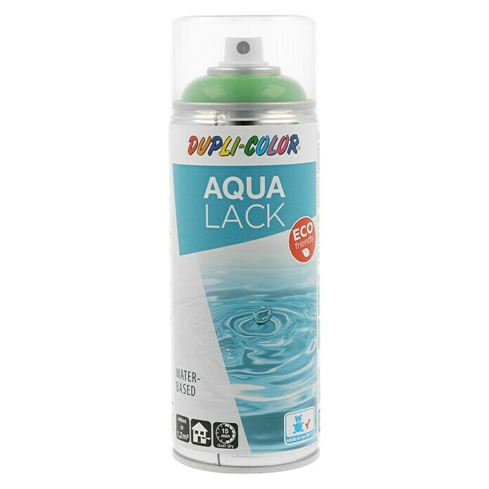 Dupli-Color Aqua Lackspray RAL 6018 (Gelbgrün, Hochglänzend, 350 ml)