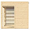 Bertilo Gartenlaube 1 (Außenmaß inkl. Dachüberstand (B x T): 226 x 240 cm, Holz, Natur) | BAUHAUS